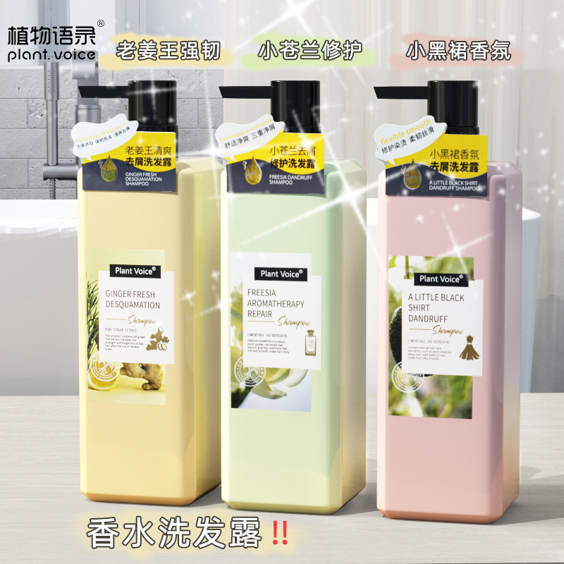 香水洗发水持久留香小苍兰去屑修护生姜防掉发断发分叉植物男女