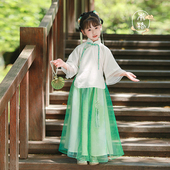 春女孩民国风 女宝超仙唐装 本格汉服女童2026新款 春秋儿童新中式