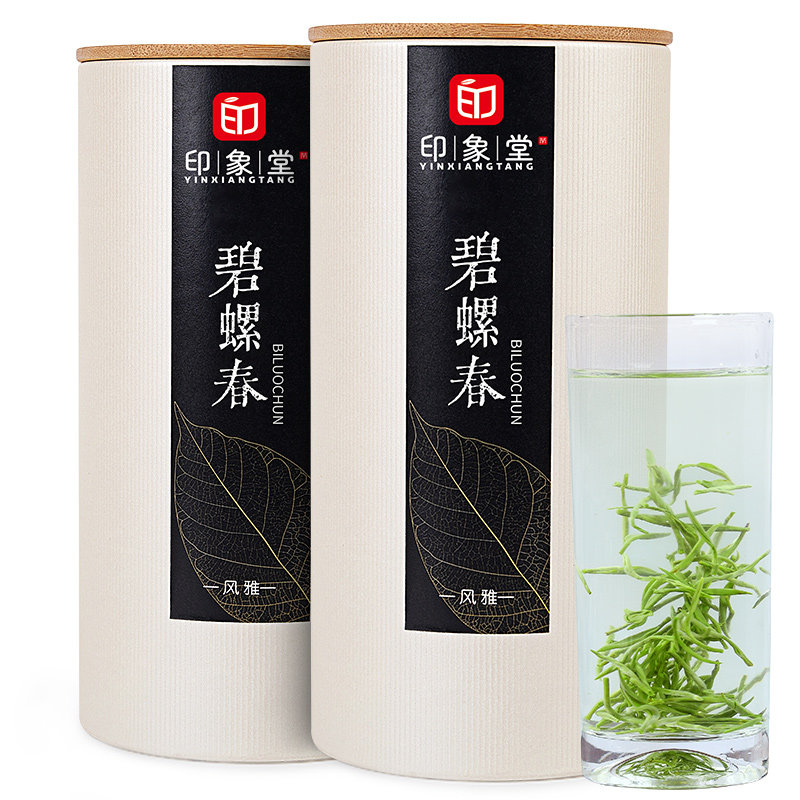 印象堂茶叶风雅碧螺春 特级嫩芽2罐500g礼盒装 端午节礼品送长辈