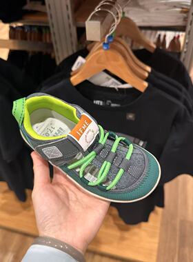 IFME童鞋2025春季新款儿童户外防滑运动包头凉鞋魔术贴溯溪鞋