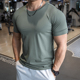 男士 T恤跑步运动 健身训练衣男速干高弹透气运动紧身短袖