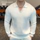 秋冬气质男士 纯色 上衣V领舒适透气时尚 运动健身毛衣针织衫 长袖