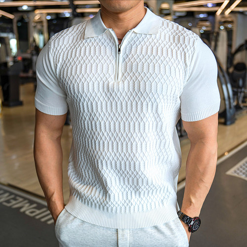 夏季短袖新款男士跑步健身衣t恤高弹男款运动上衣