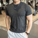 夏新款 t恤 男跑步训练运动健身上衣透气高弹排汗棉t短袖