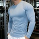 健身衣男速干长袖 透气 跑步运动训练服紧身上衣显肌肉弹力衣男士