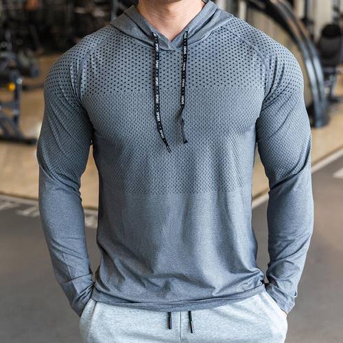 衣服健身男训练服跑步连帽休闲男