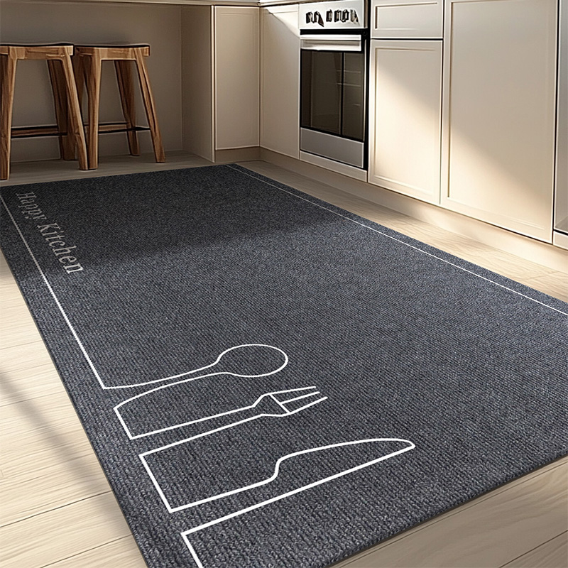 厨房专用吸水地垫防摔耐脏防油防污防水加厚家用脚垫免洗防滑地垫