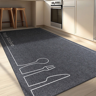 厨房专用吸水地垫防摔耐脏防油防污防水加厚家用脚垫免洗防滑地垫