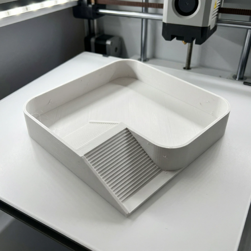 20*20*4滑坡式青蛙乌龟蛇守宫水盆3d打印爬宠缸生态缸陆龟洗澡盆