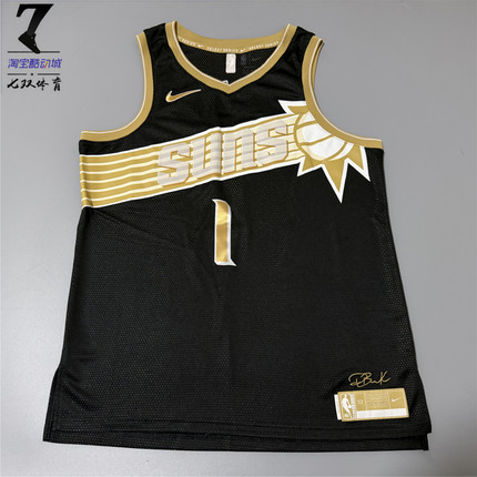 Nike NBA太阳队 布克1号 男子篮球运动速干透气球衣 FN5905-053