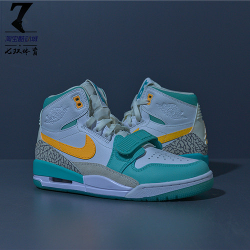 JordanAJ312白绿郭艾伦男篮球鞋