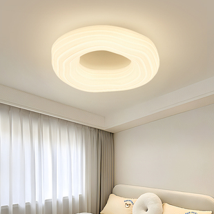 主卧室灯吸顶灯现代简约房间灯新款 曲奇温馨餐厅客厅儿童房灯274