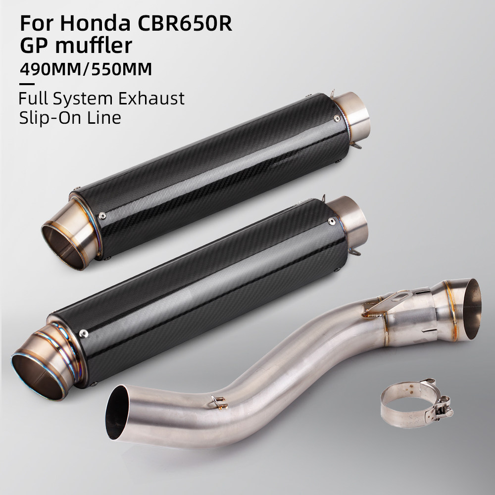 机车排气改装 CBR650不锈钢中段 吉村GP 钛合金/不锈钢碳纤尾60MM,摩托车/装备/配件,摩托车排气管,淘宝优惠券,粉丝福利购,淘宝优惠卷