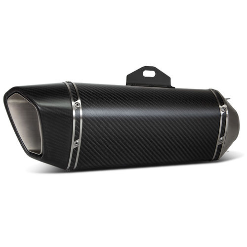 适用机车摩托车改装排气管 锥形罗马 全真碳纤维排气管 通用尾段