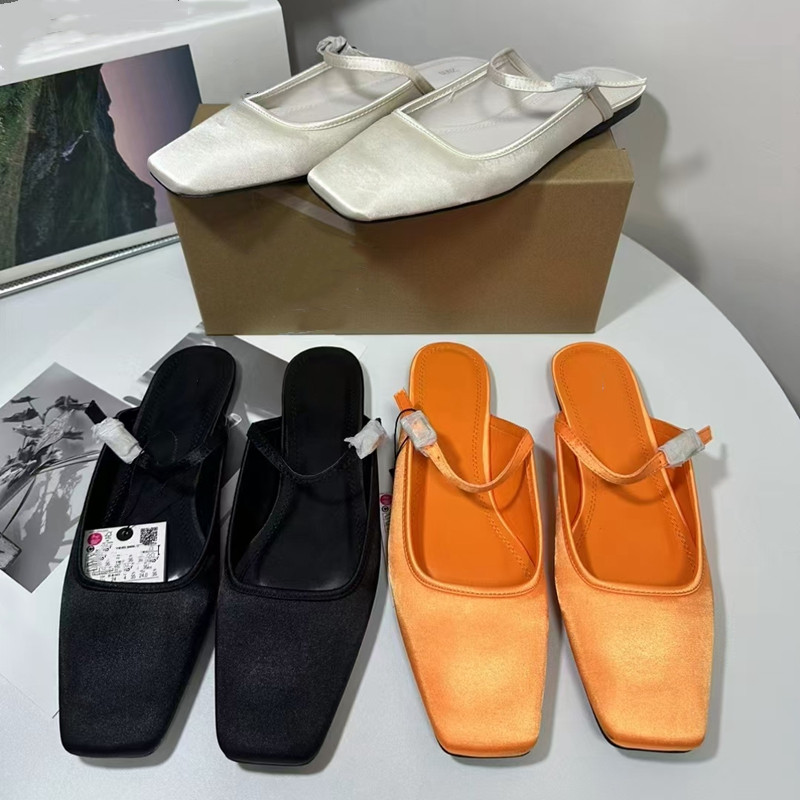 西班牙2024夏季新品包头浅口沙滩凉鞋休闲芭蕾平底后空复古凉拖女