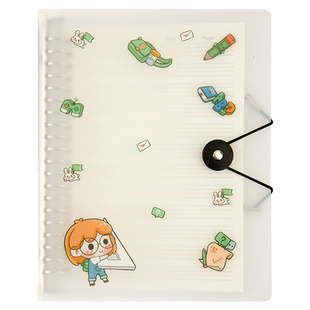 B5英语活页本可拆卸A5大号加厚初中生专用小学生高中生单词笔记本练习本16开K高颜值三年级四线三格a4替芯纸