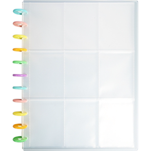 a5四宫格蘑菇扣卡册高颜值ins风小卡片套包3三寸活内页收纳集藏相册本追放明星专辑小卡爱豆照片的9九4大容量