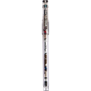 晨光MF2018米菲系列文具中性笔可爱卡通水笔黑笔红蓝色笔芯0.38MM极细特细儿童小学生女孩高颜值女生款初中生