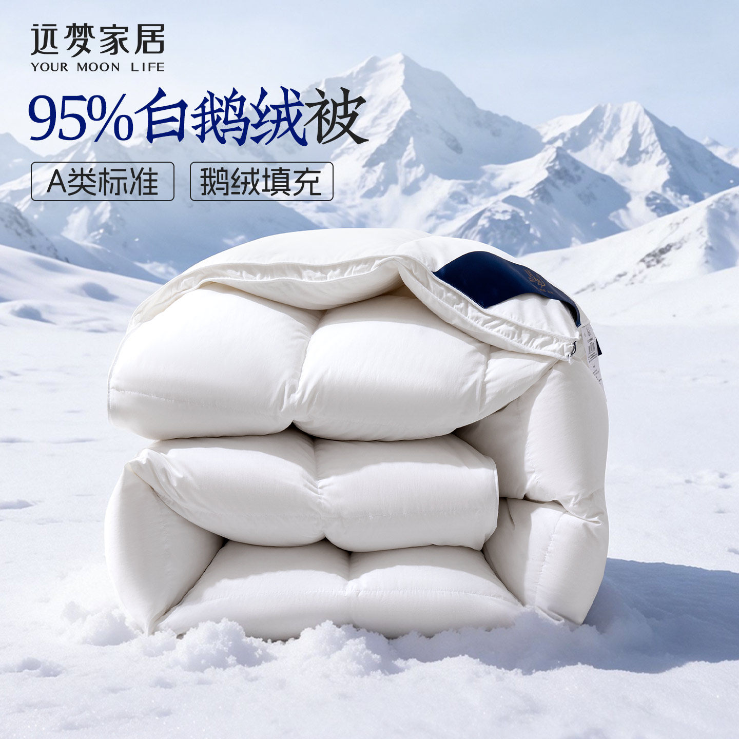 远梦加厚春秋四季通用高档羽绒被