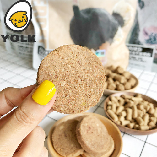 YOLK蛋黄家 帕特诺尔生骨肉鸵鸟饼牛肉鹿肉复合冻干主粮 - 封面