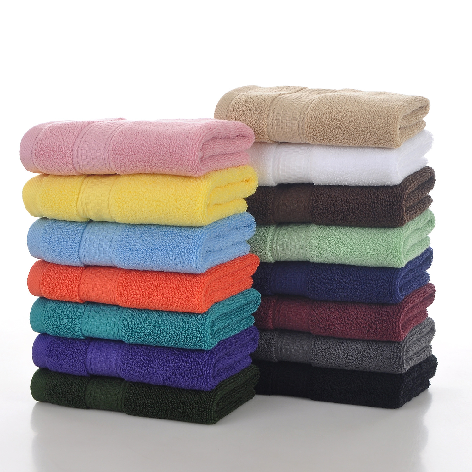 MonoRed多色素色纯棉毛巾批发 家用洗脸毛巾柔软吸水纯棉A类环保