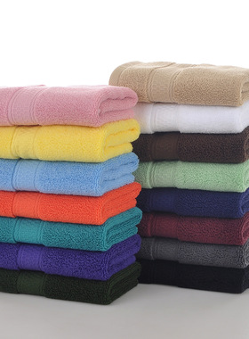 MonoRed多色素色纯棉毛巾批发 家用洗脸毛巾柔软吸水纯棉A类环保