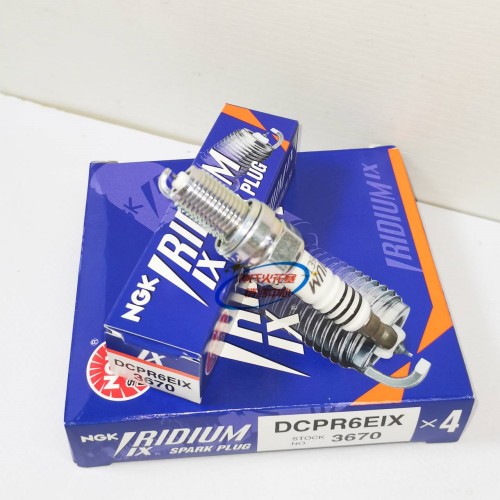 NGK铱金火花塞DCPR6EIX适用新奥拓北斗星X5 吉姆尼KR6A-10
