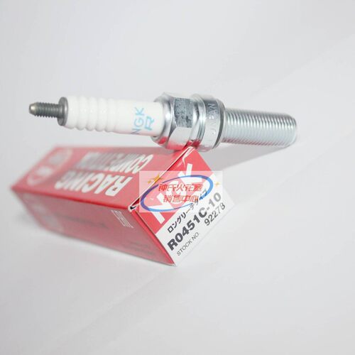 赛车版R0451C-10横针火花塞适用忍者Z400雅马哈YZF-R1 MT-10/09