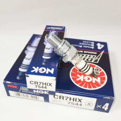 NGK铱金火花塞CR7HIX适用三阳豪迈GY6福喜巧格天剑标志大地鹰王