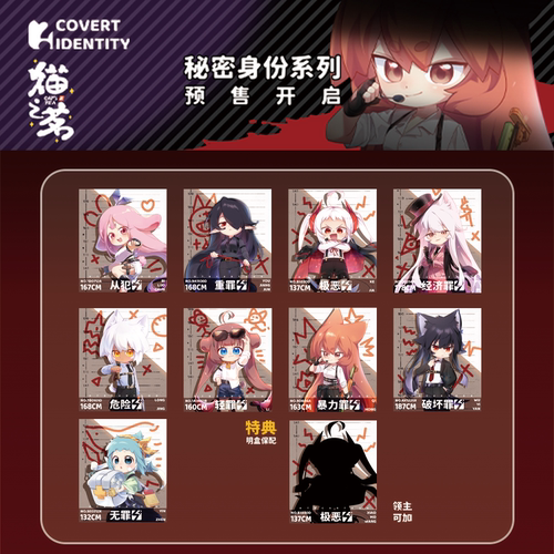 【预售】糖人家 · 猫之茗 · 秘密身份系列伪拍立得