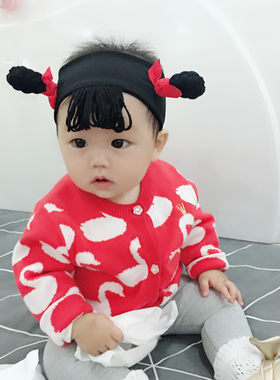 韩国哪吒0-3岁婴儿小辫子护卤门