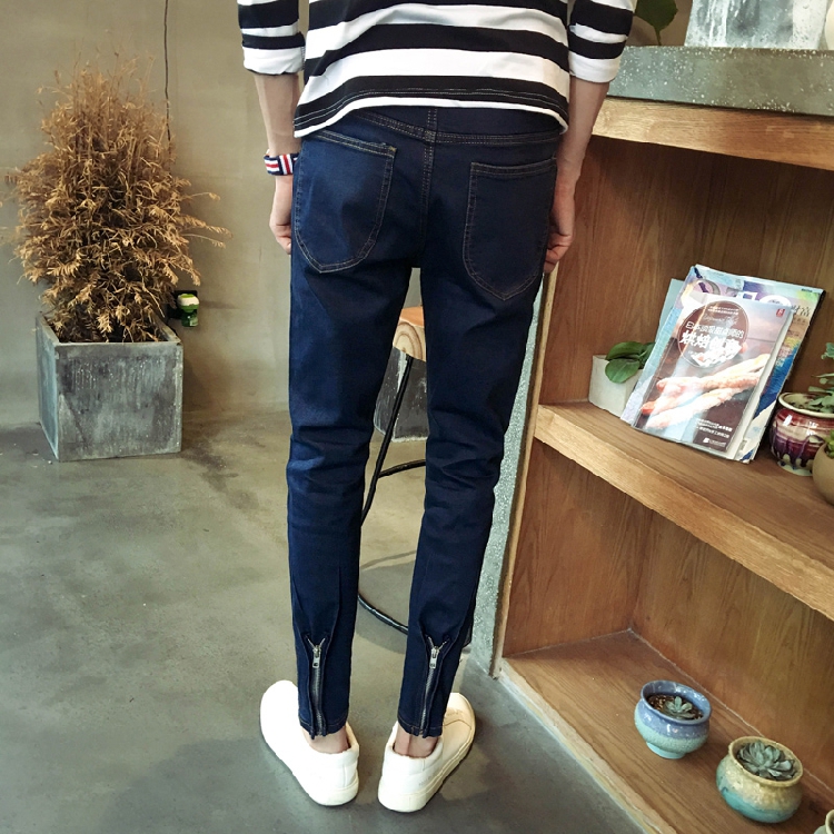Jeans pour jeunesse pieds Slim pour printemps - Ref 1462918 Image 1