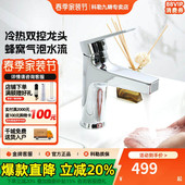 科勒龙头冷热水单孔台盆龙头卫生间浴室柜洗脸盆水龙头K 74013T