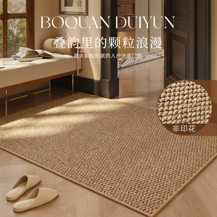 仿剑麻入户门垫高级感可裁剪定制可机洗地毯新款 耐脏门口家用脚垫