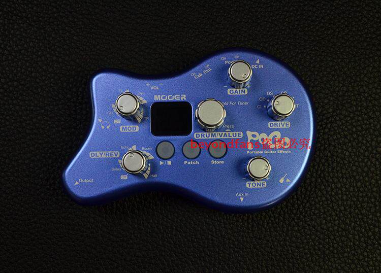 摩尔mooer综合效果器POGO自带鼓机节拍效果器 多种效果 超实用