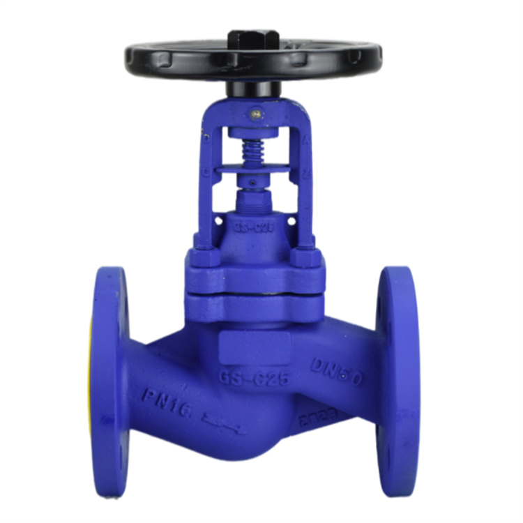 WJ41H-16C德标波纹管法兰截止阀