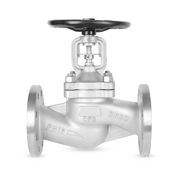 WJ41W-16不锈钢波纹管法兰截止阀