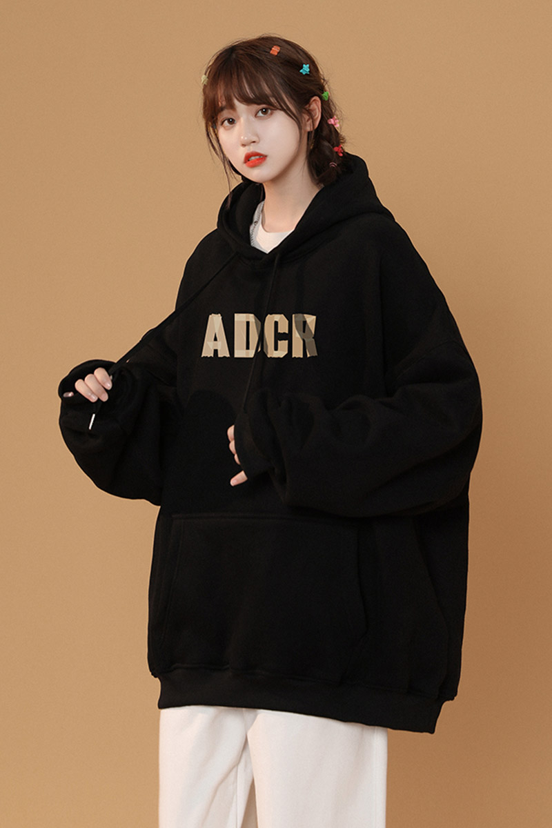 中性风秋季新品大落肩版帽衫连帽卫衣XZ405-1-WY5066,男装卫衣,星座405-1