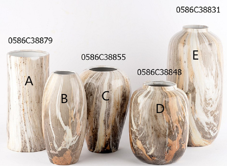 Straight barrel Ellipse Marble decorative pattern ceramics Floral organ vase The flowers flower arrangement Decoration Sample room Disquein the Home accessories , Vase/Flower/Artificial flowers/Imitation jewelry , Flower/Vase , Vase  category - from Buy2taobao.com to provide professional Taobao agent buy service
