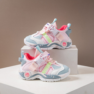 2025秋季 男孩校园跑步鞋 新款 女孩软底休闲鞋 儿童老爹鞋 女童运动鞋