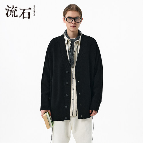商场同款流石男装简约高级感开衫
