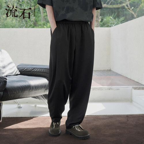商场同款流石男装经典香蕉弯刀裤