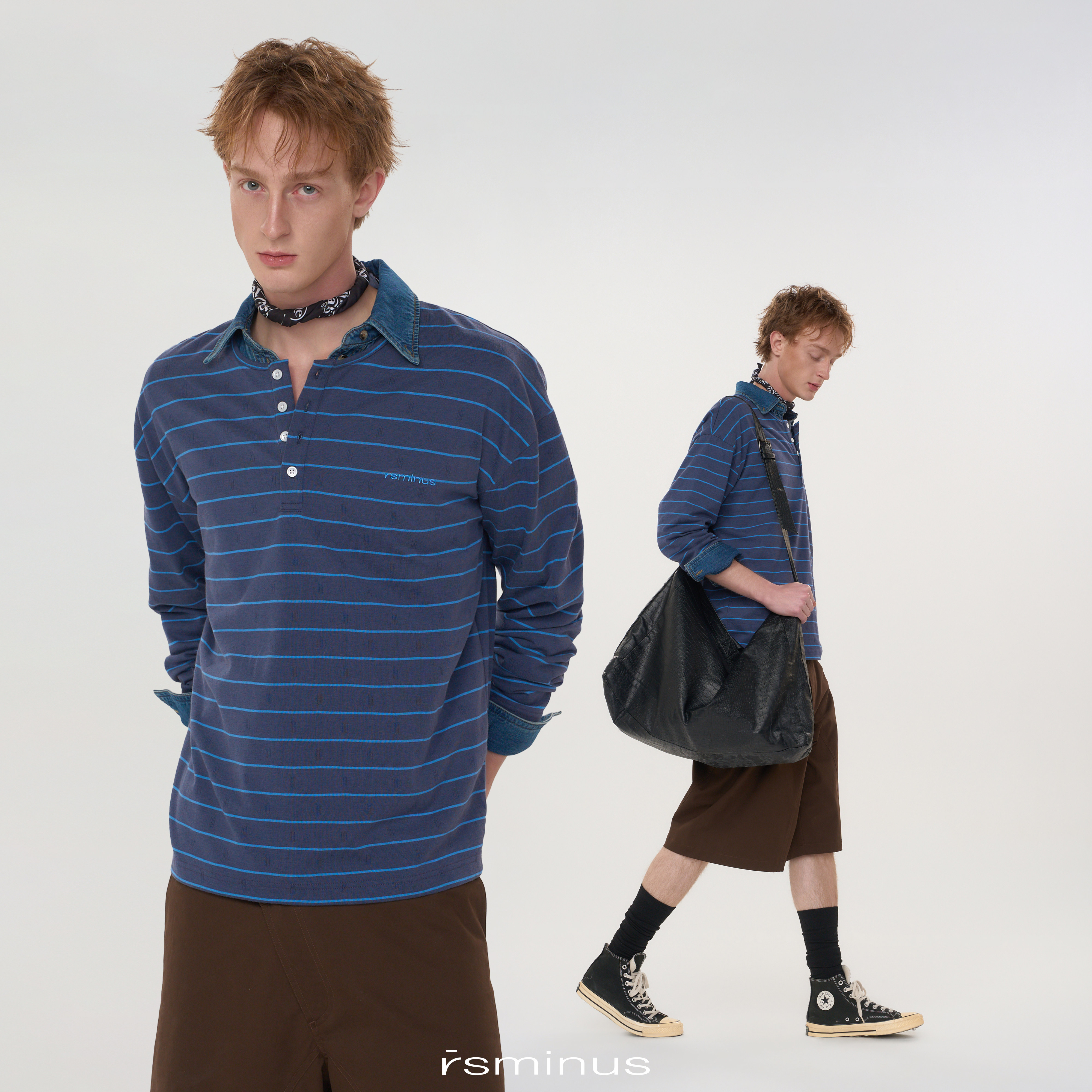 riverstone男装宽松复古亨利领条纹长袖T恤2026年春季新款打底衫,男装,T恤,淘宝优惠券,粉丝福利购,淘宝优惠卷