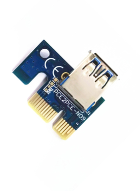 pci-e显卡转接卡pcie延长线1X小卡转16X板pci-e to USB3.0 AF配件