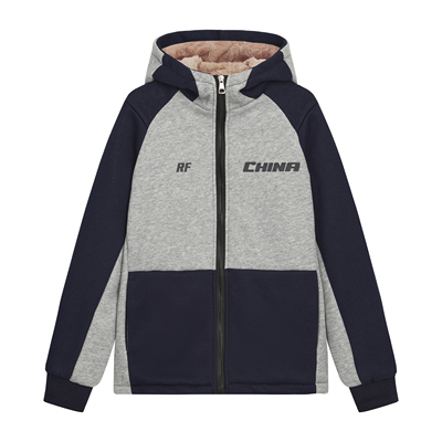 男童秋冬款加绒加厚高领保暖卫衣