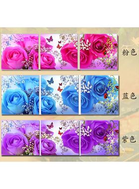 青飞精准印花花样年华装裱十字绣