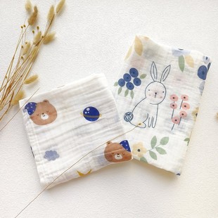 新生婴儿a类纯棉纱布包巾产房包单襁褓巾宝宝单层浴巾哺乳遮阳巾