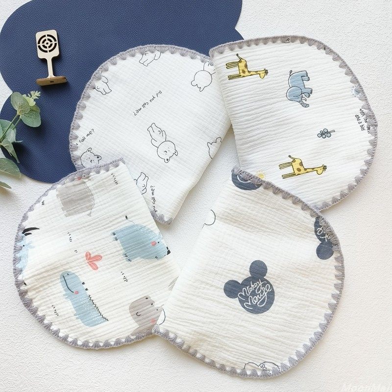 宝宝云片枕头婴儿护脊平枕头拍嗝巾a类纯棉纱布防吐奶垫肩巾透气