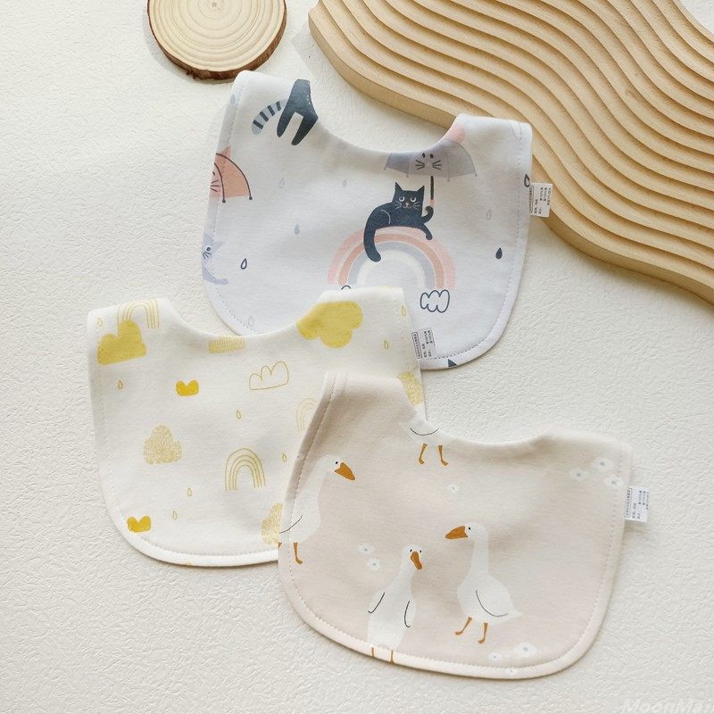 婴儿U型a类纯棉防水围嘴男宝宝女童防吐奶口水巾a类围兜食饭0-3岁,婴童用品,口水巾,淘宝优惠券,粉丝福利购,淘宝优惠卷