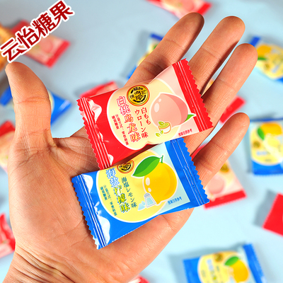 徐福记白桃乌龙味海盐柠檬味硬糖